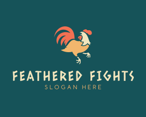 Cockfighting - Poultry Fowl Rooster logo design