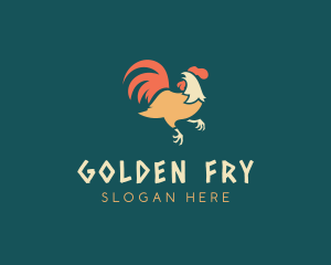 Poultry Fowl Rooster  logo design