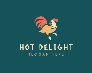 Poultry Fowl Rooster  logo design