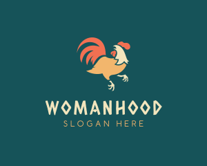 Roast - Poultry Fowl Rooster logo design