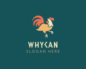 Food Stand - Poultry Fowl Rooster logo design