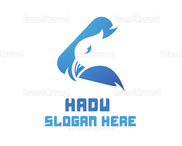 Modern Bird Arrow Logo