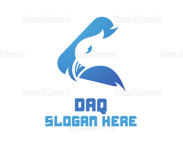 Modern Bird Arrow Logo