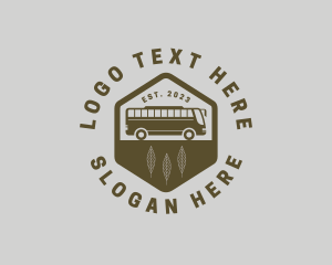 Outdoor - School Bus Badge logo design