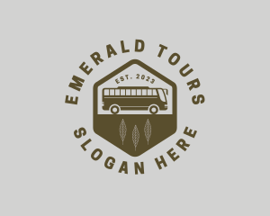 Tour Bus Badge logo design