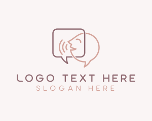 Holistic - Chat Talk Teletherapy logo design