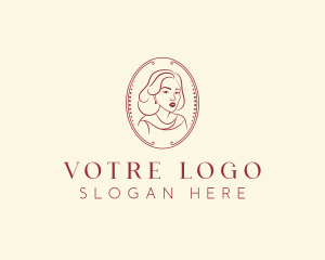 Stylish Woman Fashion Logo