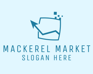 Stock Market Chart logo design