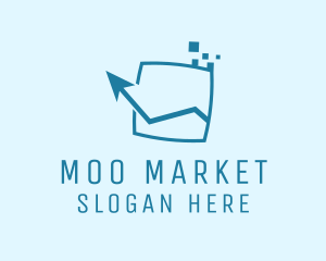 Stock Market Chart logo design