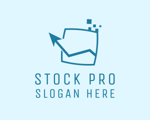 Stock - Stock Market Chart logo design