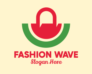 Trend - Cute Watermelon Bag logo design
