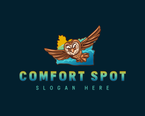 Oregon Owl Bird logo design