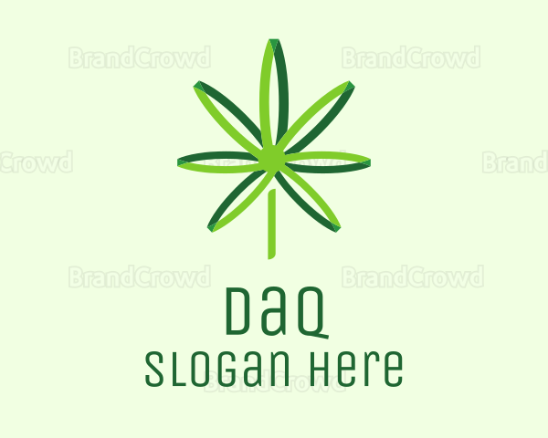 Green Cannabis Medicine Logo