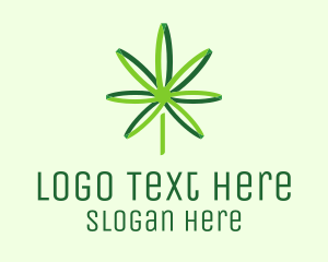 Green Cannabis Medicine Logo