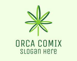 Green Cannabis Medicine Logo