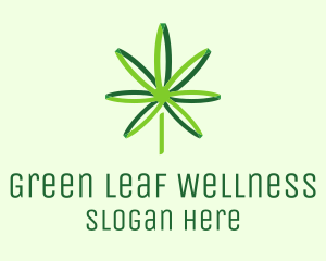 Green Cannabis Medicine logo design