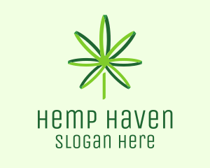 Green Cannabis Medicine logo design