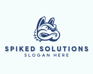 Pitbull Dog Animal logo design