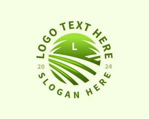 Grass Lawn Mower Logo