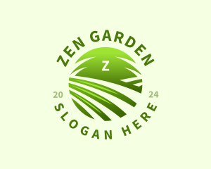 Grass Lawn Mower logo design