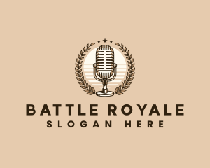 Radio - Entertainment Streaming Podcast logo design