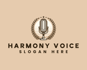 Singing - Entertainment Streaming Podcast logo design