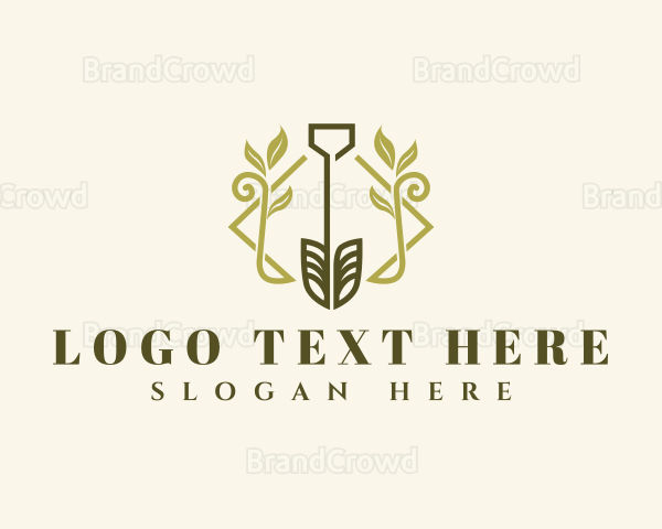 Natural Shovel Gardening Logo