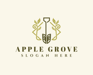 Natural Shovel Gardening logo design