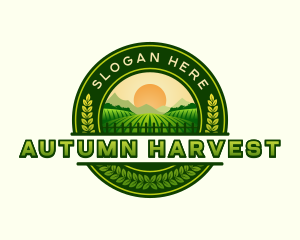 Farm Field Harvest logo design