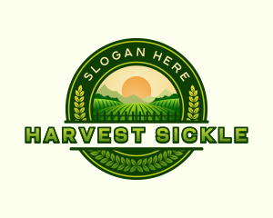 Farm Field Harvest logo design