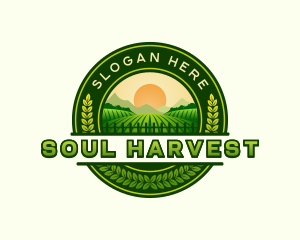 Farm Field Harvest logo design