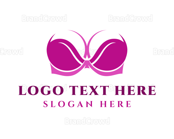 Magenta Sexy Bra Logo