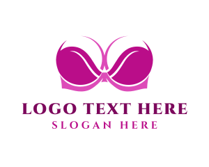 Magenta Sexy Bra Logo