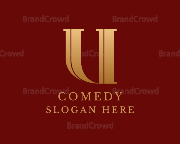 Elegant Upscale Letter U Logo
