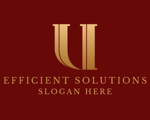 Organizer - Elegant Upscale Letter U logo design