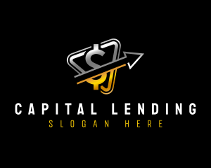 Lending - Money Currency Arrow logo design