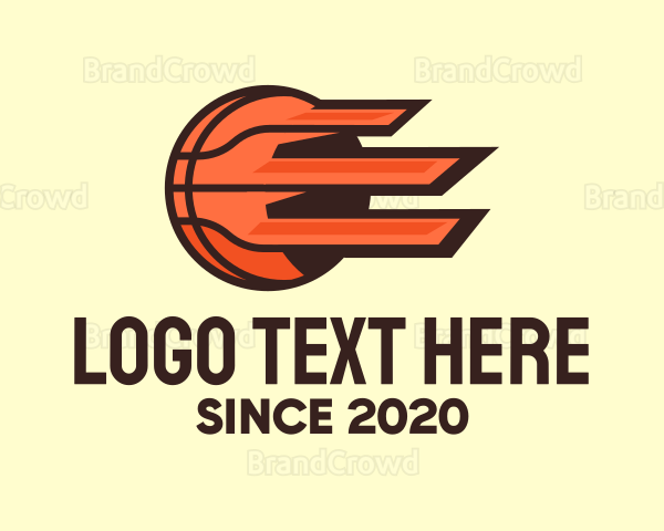 Orange Fast Basketball Logo