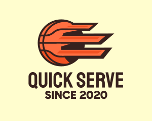 Fast - Orange Fast Basketball logo design