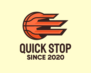 Orange Fast Basketball  logo design