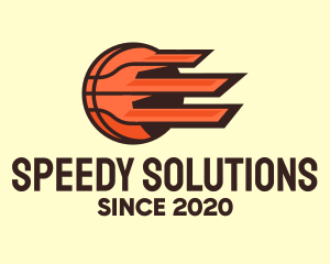 Fast - Orange Fast Basketball logo design