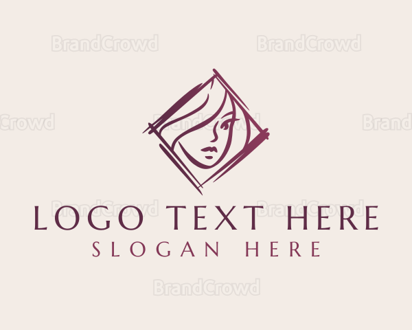 Woman Beauty Salon Logo