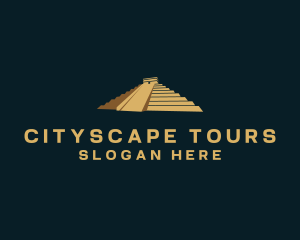 Sightseeing - Mayan Pyramid Travel logo design