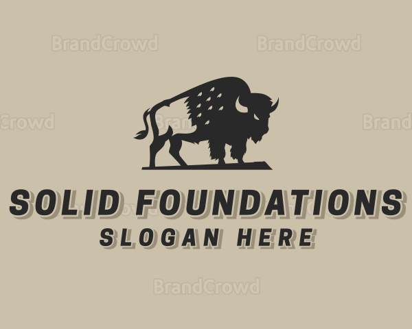 Native Wild Buffalo Logo