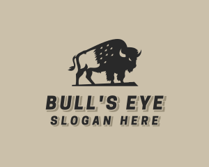 Wild Buffalo Animal Logo