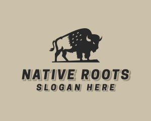 Native - Native Wild Buffalo logo design