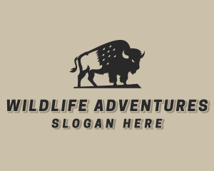 Wild Buffalo Animal logo design