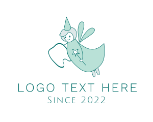 Fairy - Kid Tooth Fairy logo design