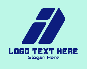Information - Geometric I & L logo design