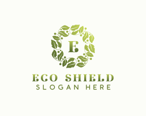 Eco Gardening Leaves logo design