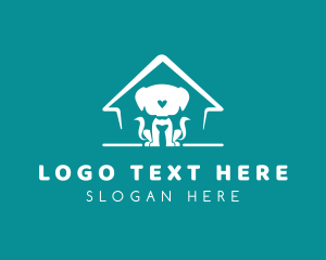 Animal Rescue - Dog Animal Shelter logo design